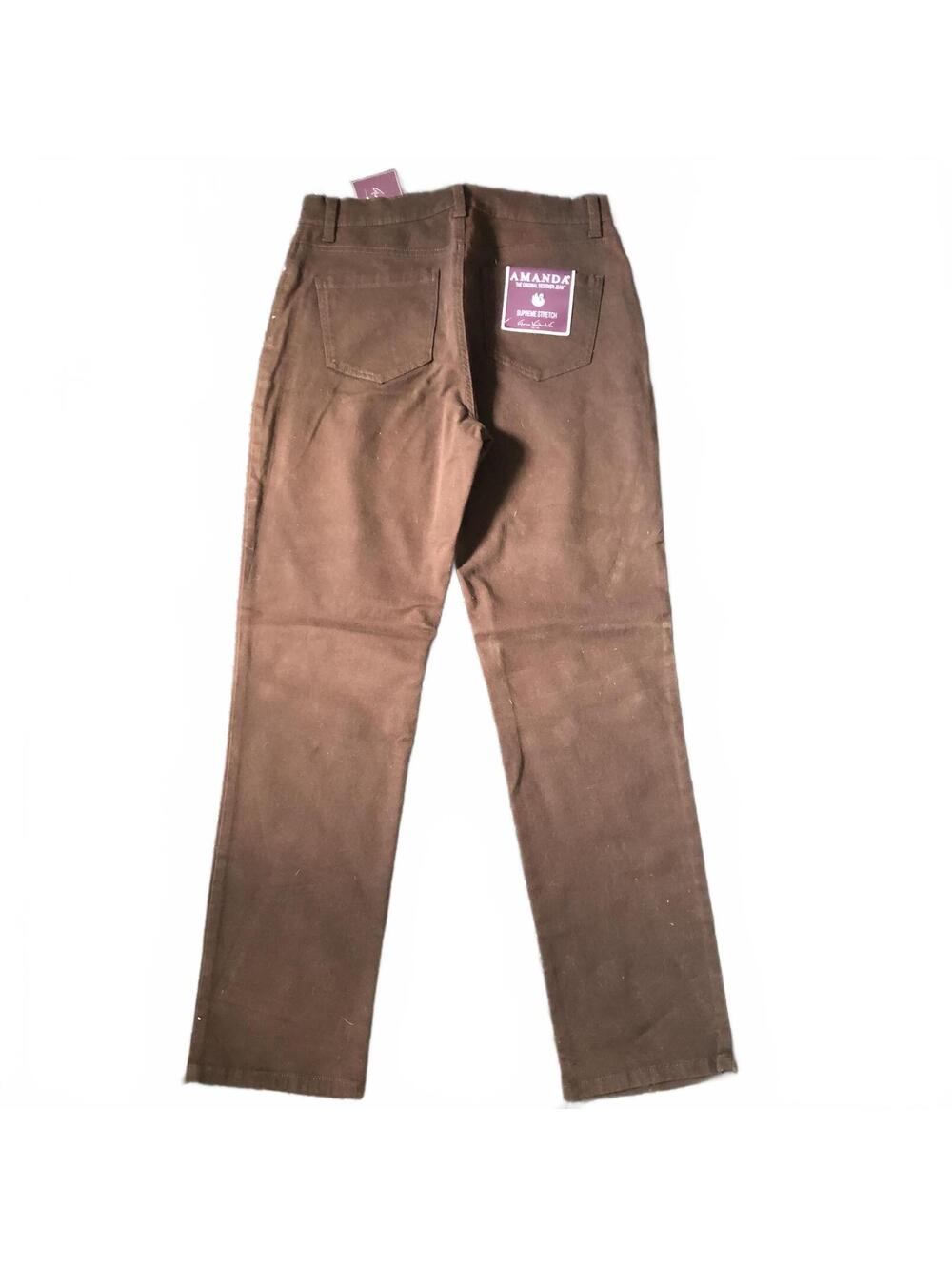 Gloria Vanderbilt Amanda Brown Straight Leg Jeans Size 10 - Picture 6 of 6